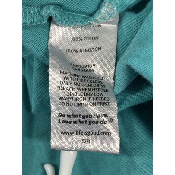 Life Is Good Shirt Men's 3XL Blue Gone Clubbin Graphic Tee Funny Outdoors - Picture 8 of 8